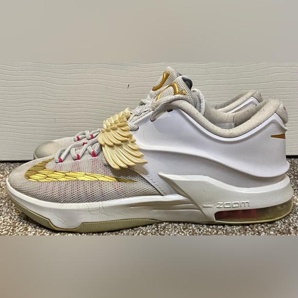 Nike KD 7 PRM Aunt Pearl 706858-176 Mens Size 8 Womens Size 9.5 Breast Cancer - Picture 3 of 8